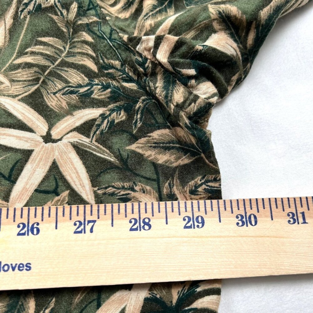 Steve and Barrys Tropical Print Mens Short Sleeve Button Down Shirt XXXL or 3XL - Picture 6 of 9